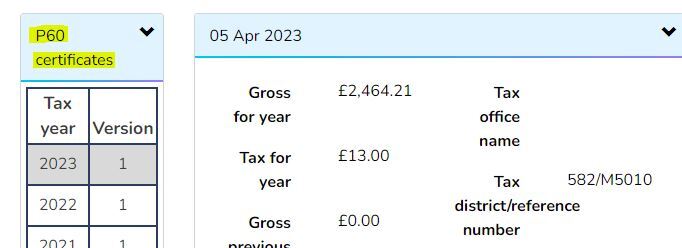 List on the left hand side of previous years to choose from.