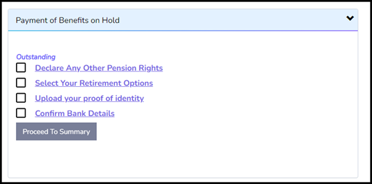 Example of task list