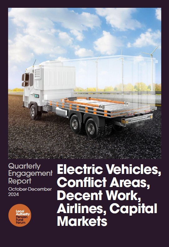 Electric Vehicles, Conflict Areas, Decent Work, Airlines, Capital Markets