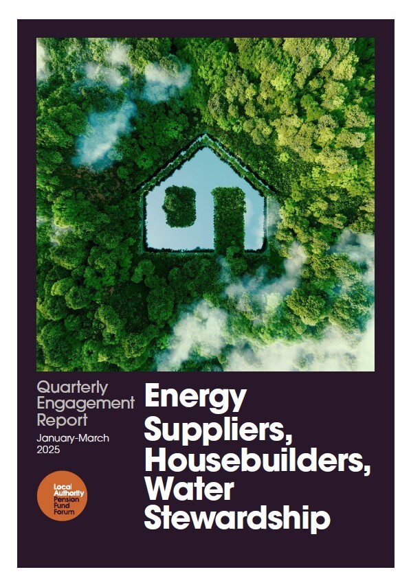 Energy Suppliers, Housebuilders, Water Stewardship